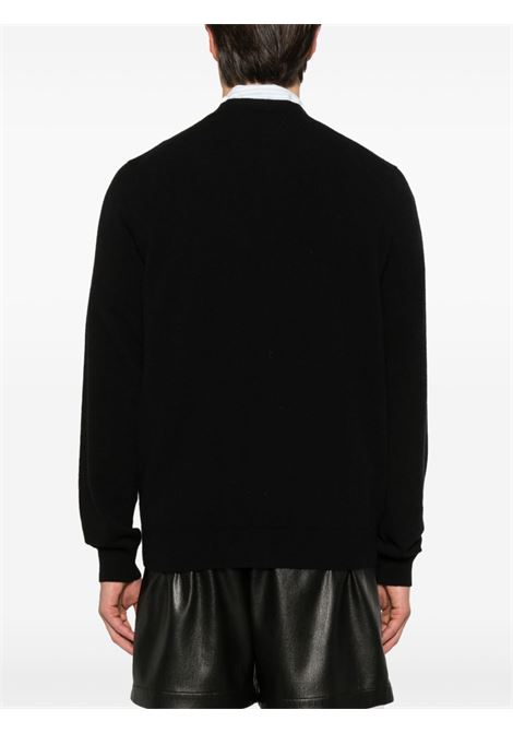 cardigan knit nero uomo COMME DES GARÇONS | FZ-N106-PER1